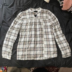 Plaid blouse